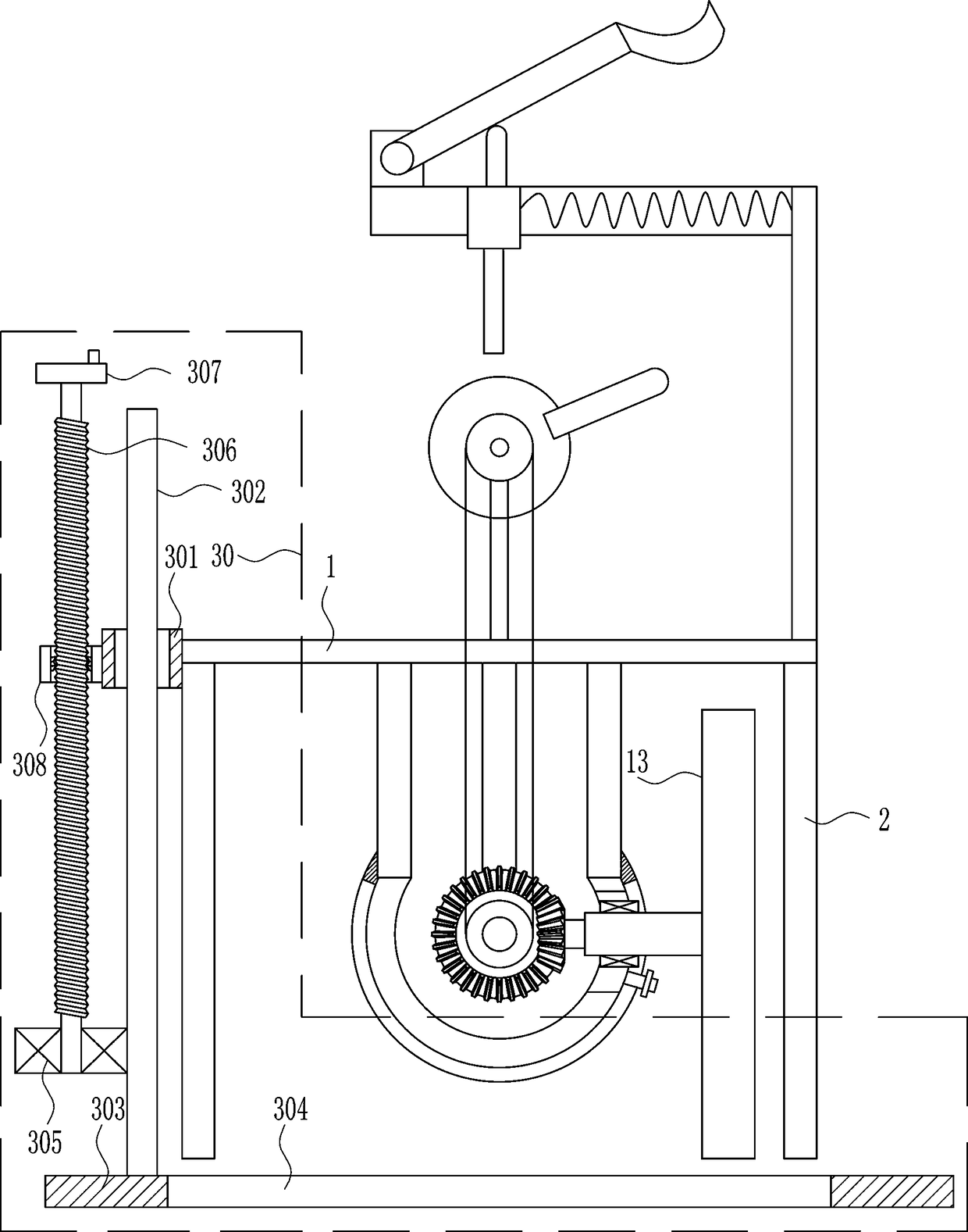 Farmland fertilizer throwing equipment for water conservancy projects