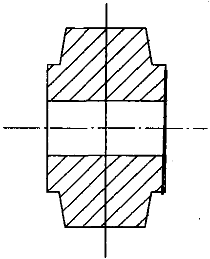 Forging process and tool of dynamometer annulus