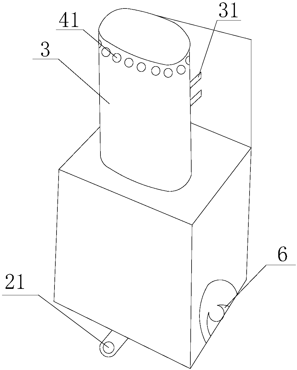 Tooth set placing box for hotel