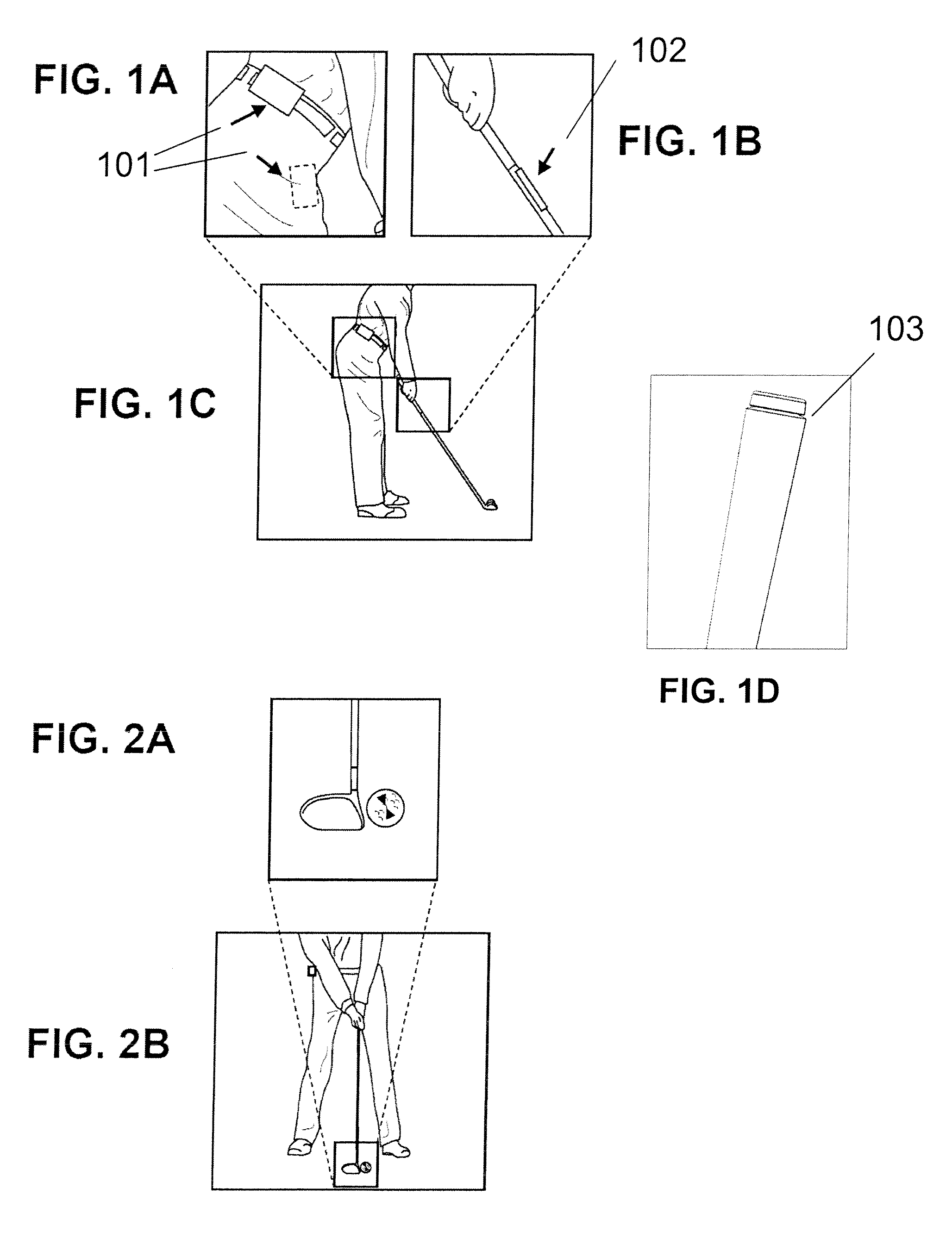 Apparatuses, methods and systems relating to semi-automatic golf data collecting and recording