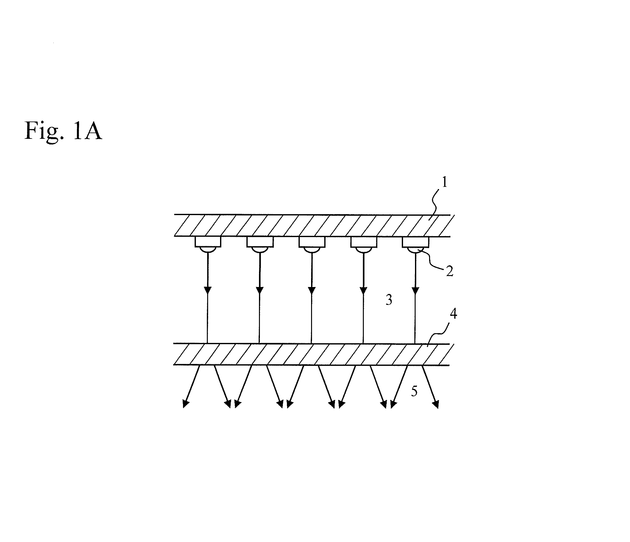 LED lighting apparatus emitting controlled spatial illumination light