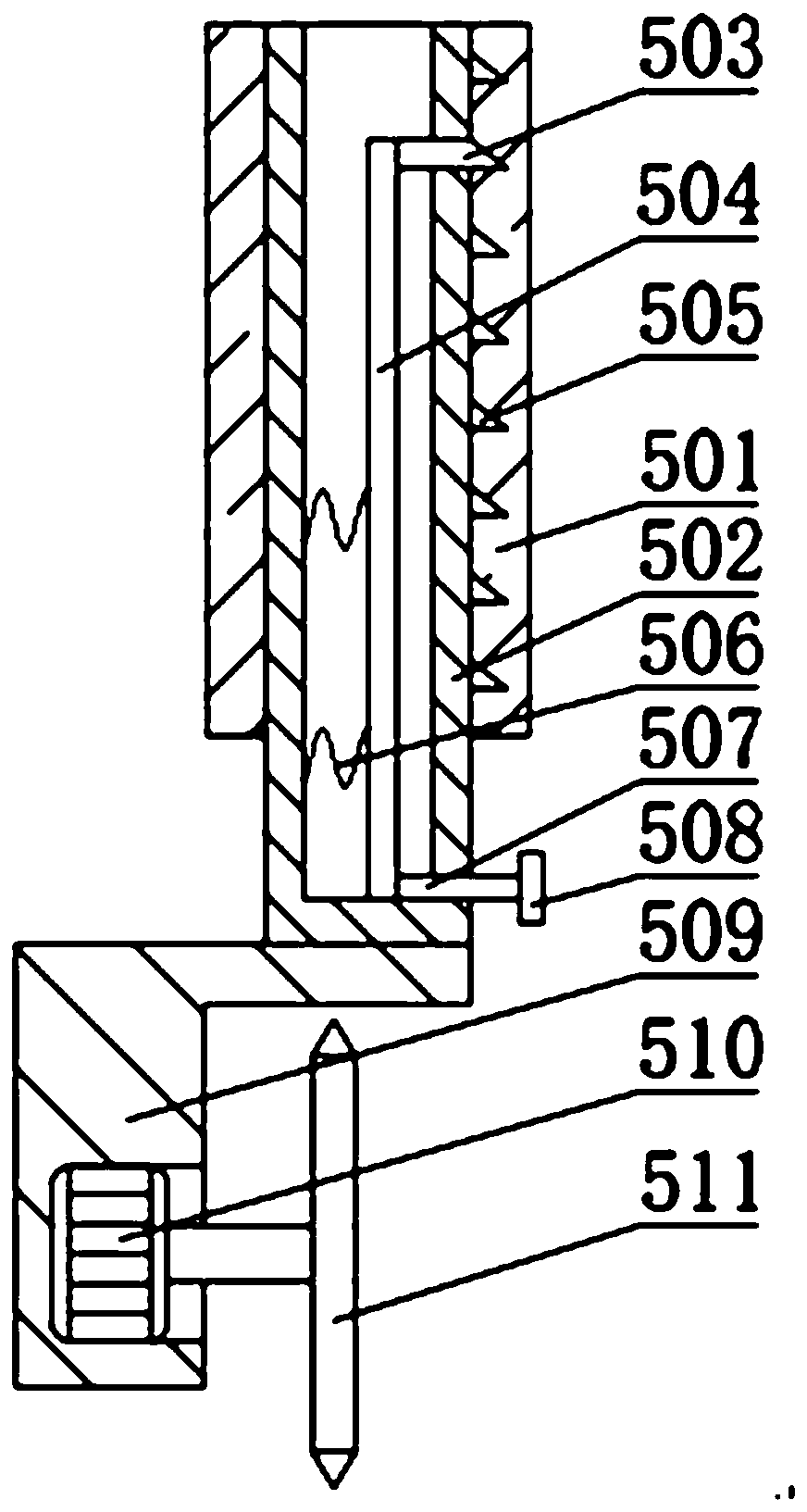 LED advertising lamp spliced back plate adjusting mechanism and application method thereof