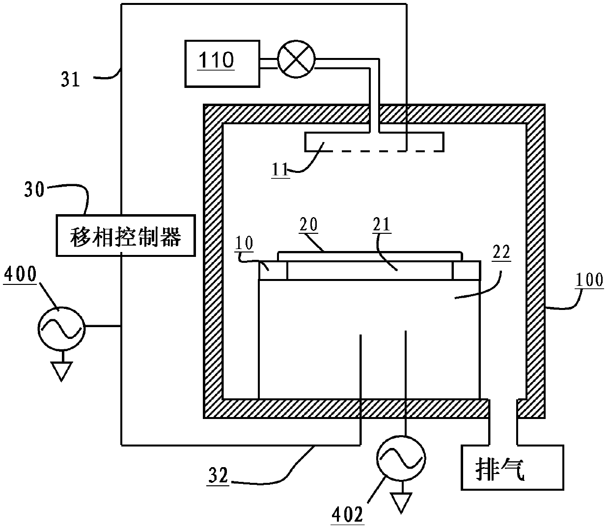 Capacity coupling plasma reactor and control method thereof