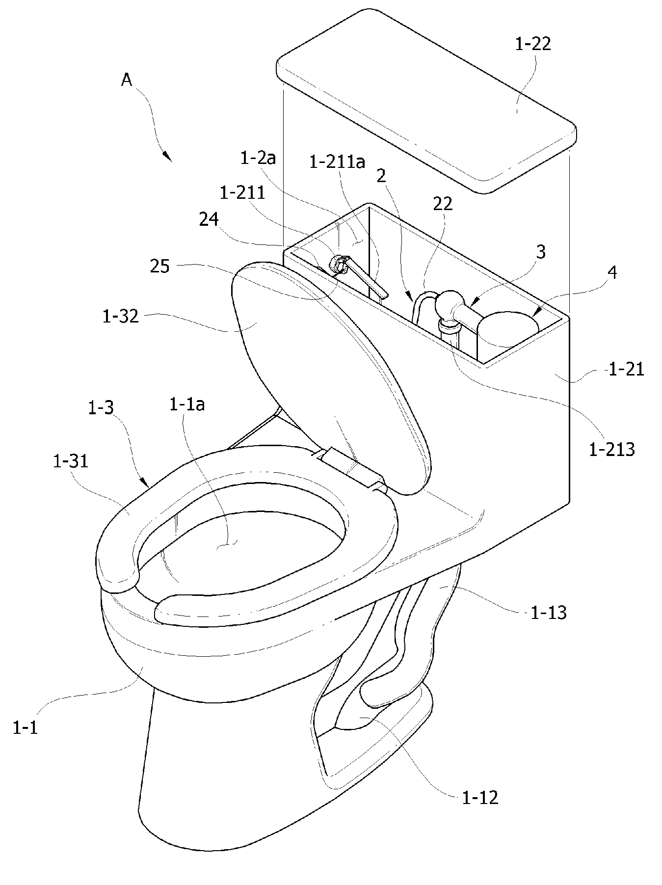 Toilet stool for odor removal which applies the reserving energy as power source