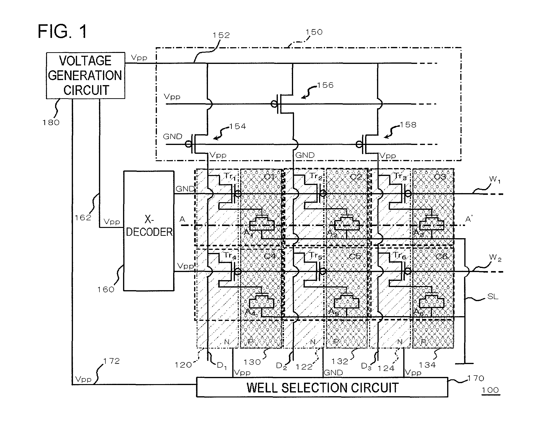 Semiconductor memory device and a method of controlling a semiconductor memory device