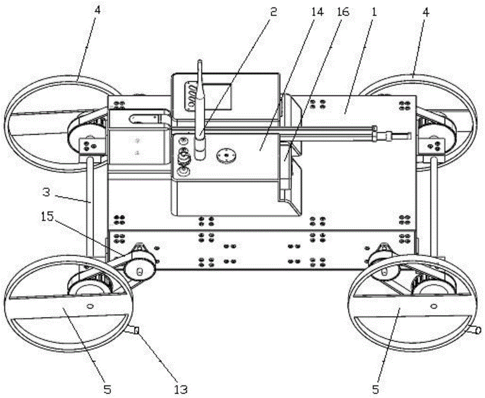 Portable mining intrinsically safe rescue exploration robot