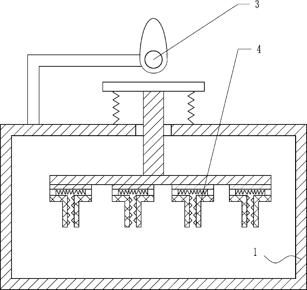 A cleaning device for ENT surgery tools