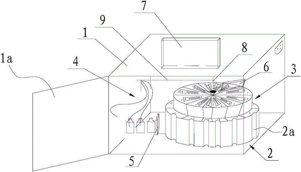 Clamping strip type full-automatic sample loading detection immunity analyzer