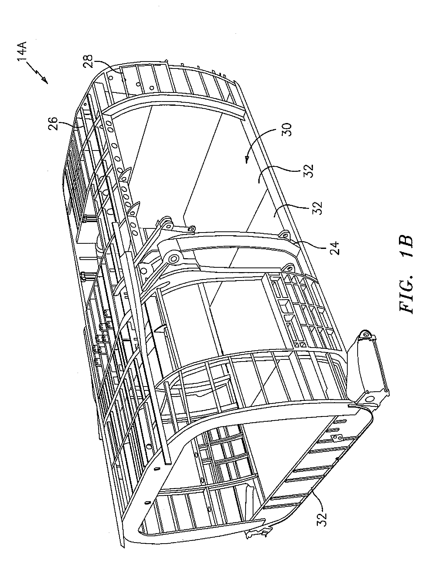 Composite aircraft floor system