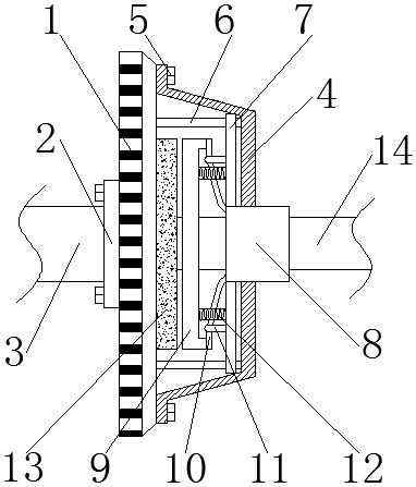 Improved assembly structure on mini-tiller clutch