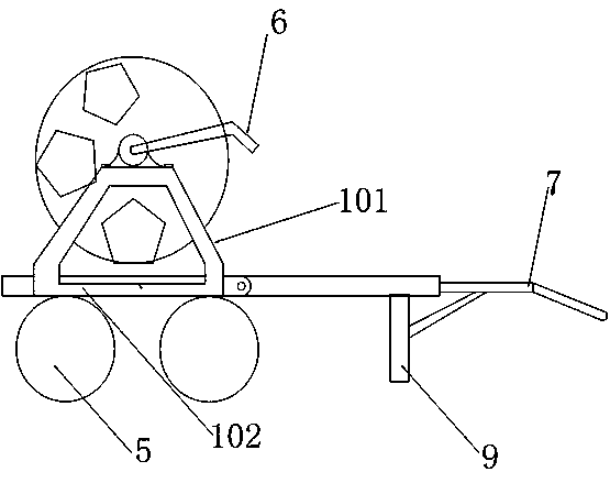 Cable reel convenient to convey