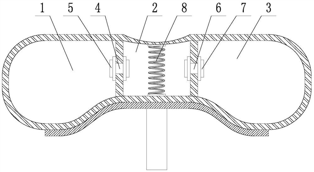 A bicycle saddle with massage function based on hydraulic technology