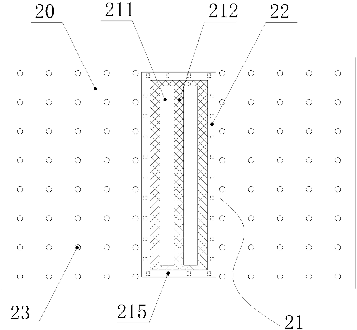 Protection device used for open fracture treatment