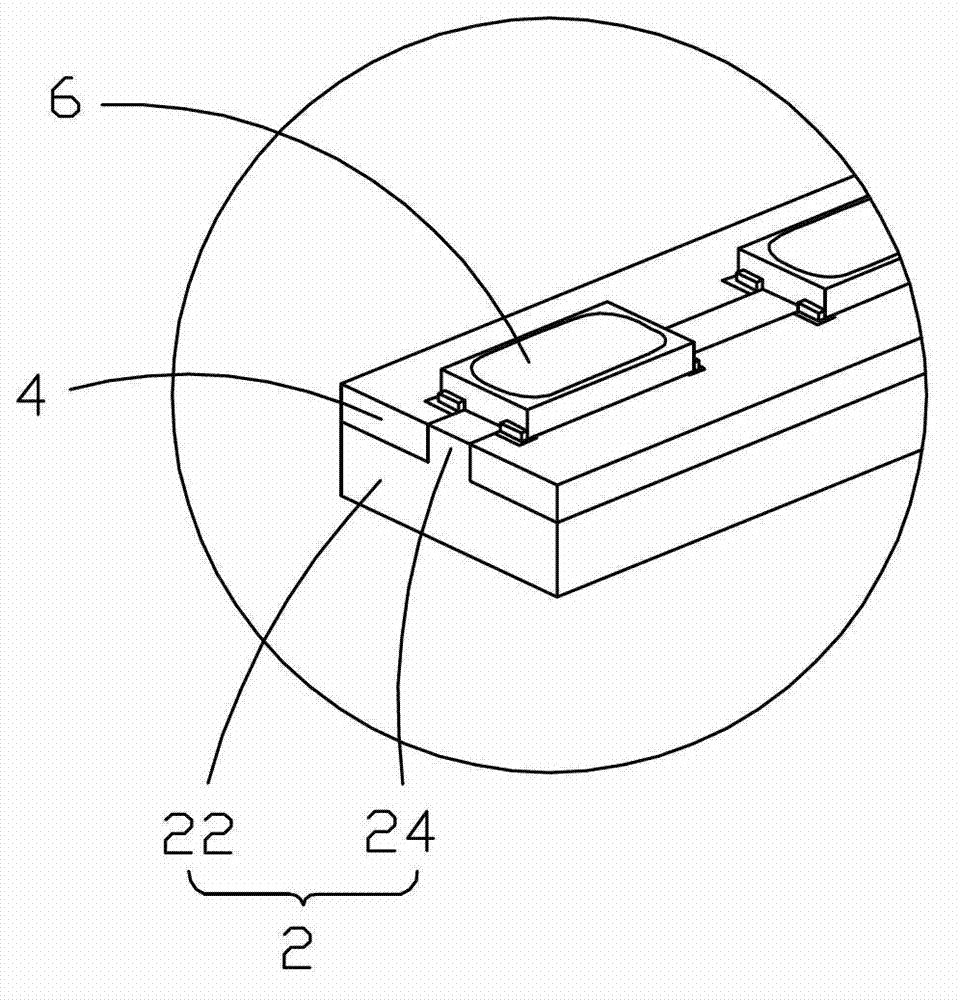 LED (Light Emitting Diode) lamp strip and backlight module employing same