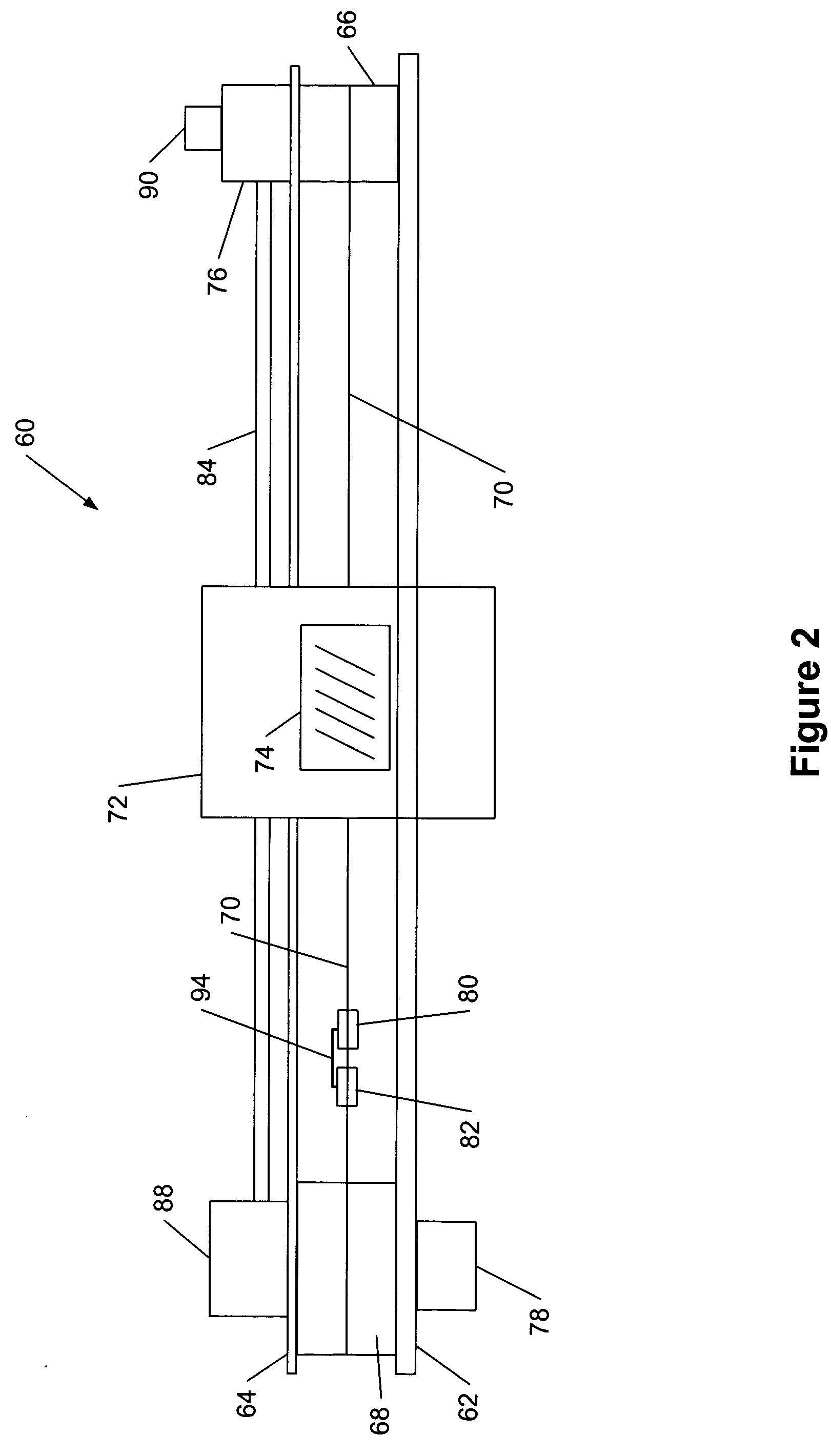 Optical fiber cable take-up mechanism for scanning sensors