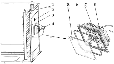 System for detecting surface color quality consistency of foodstuff at end of cooking and detection method