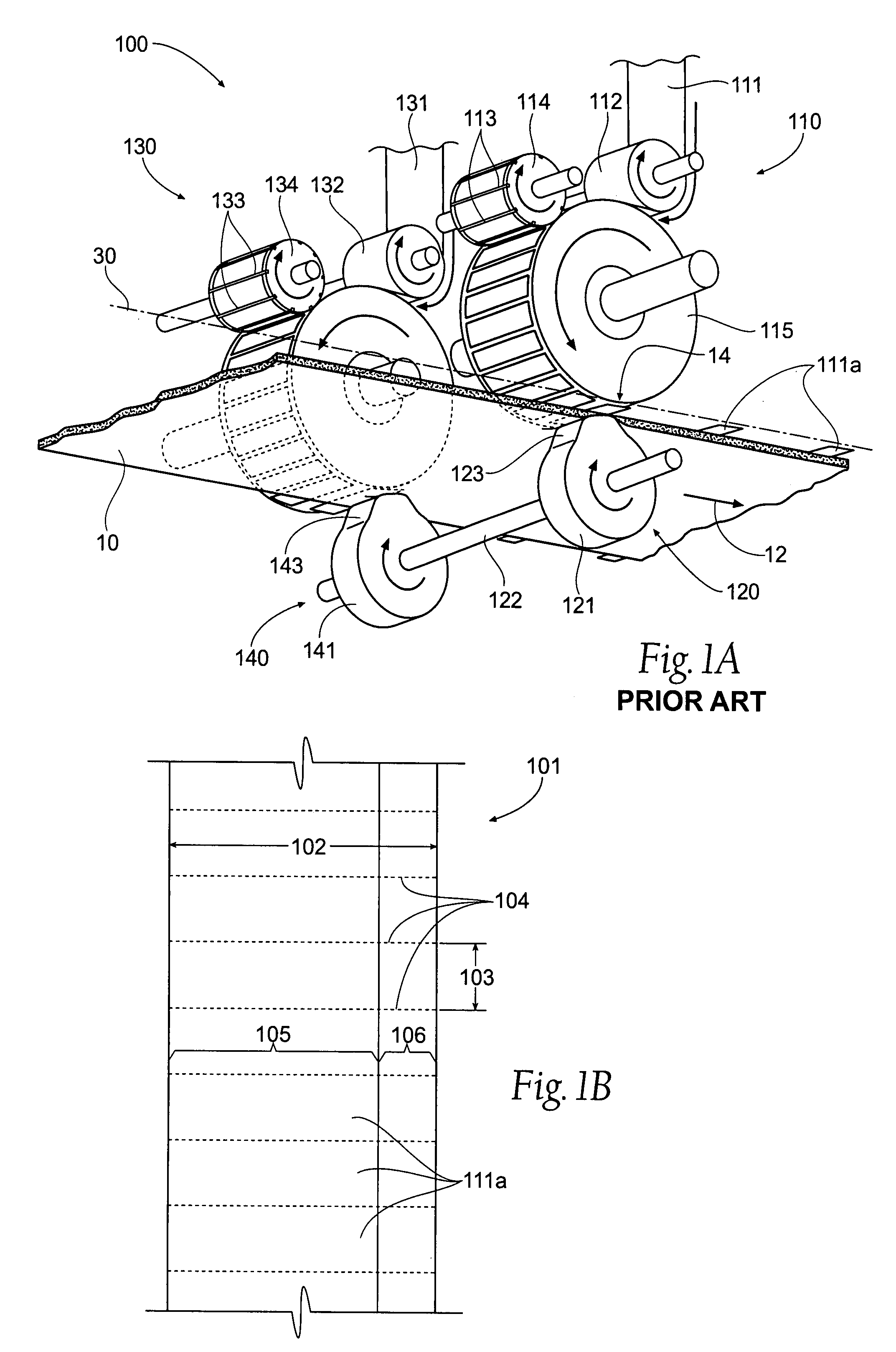 Transverse tab application method and apparatus