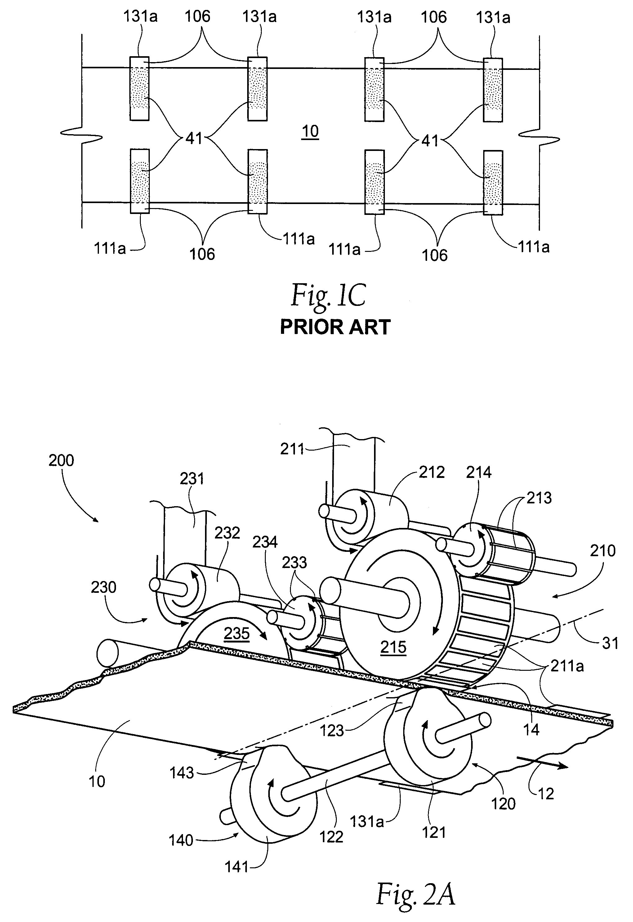 Transverse tab application method and apparatus