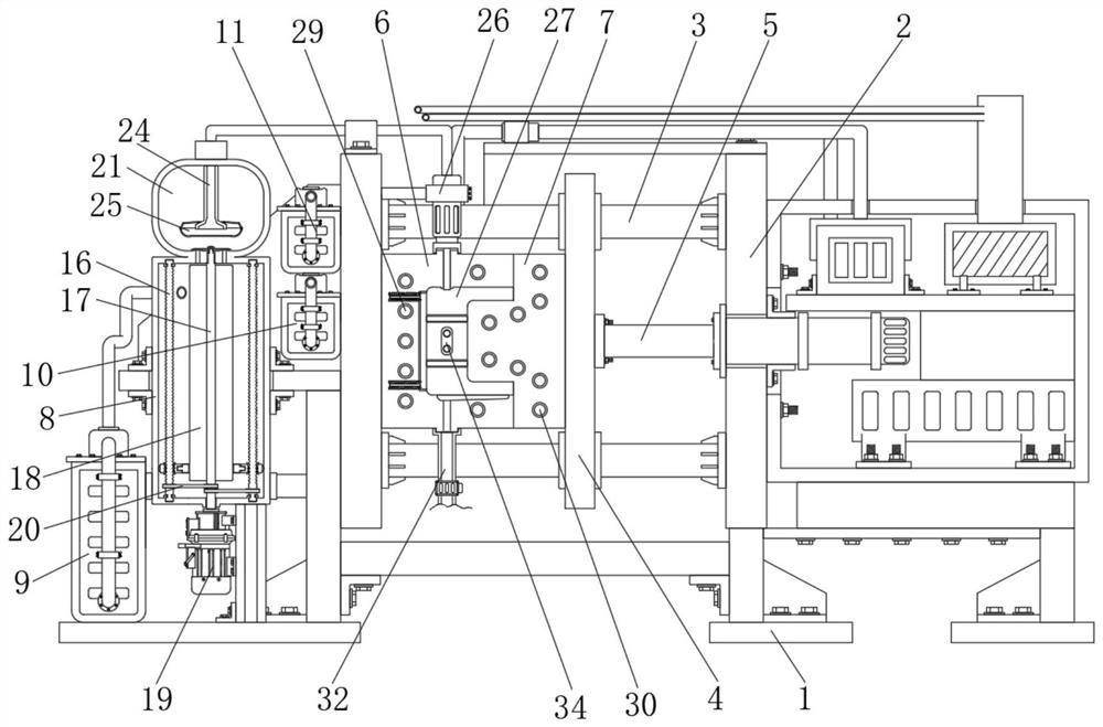 A processing equipment for epp material used in water heater structural parts