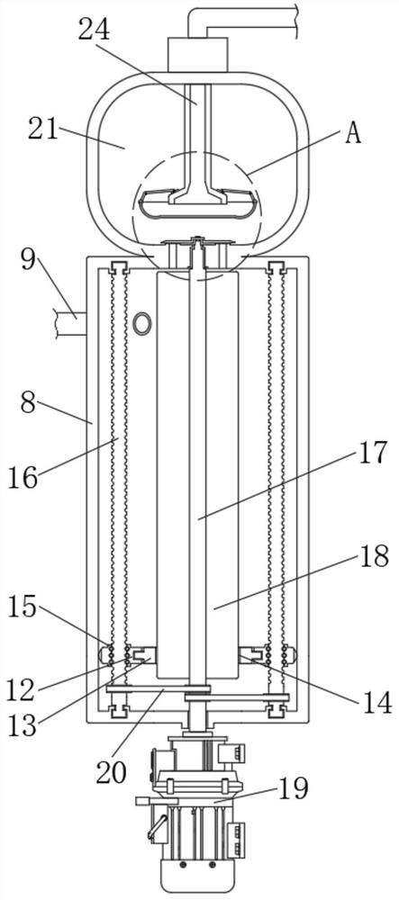 A processing equipment for epp material used in water heater structural parts