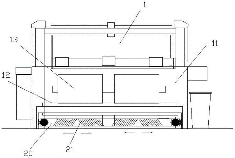 A fabric anti-wrinkle winding device