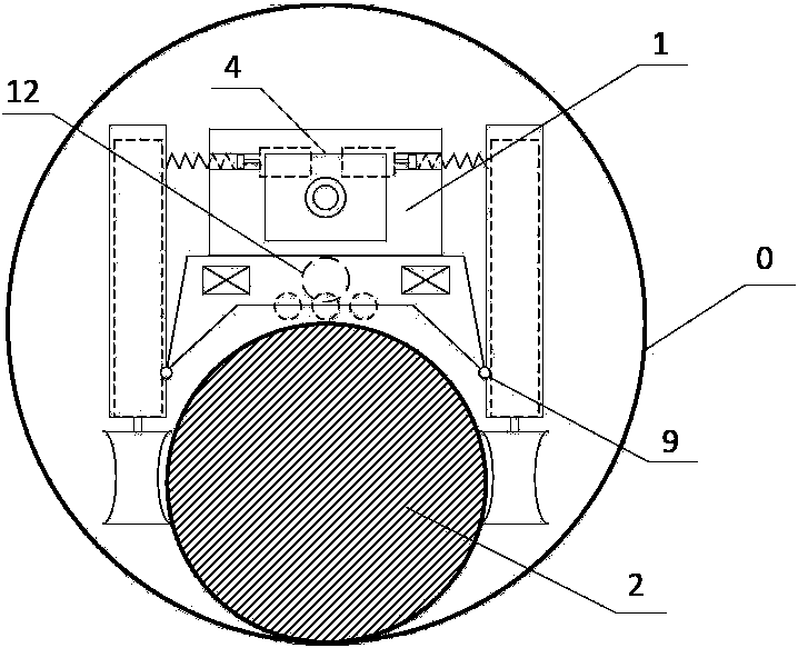 Cable duct inspection robot