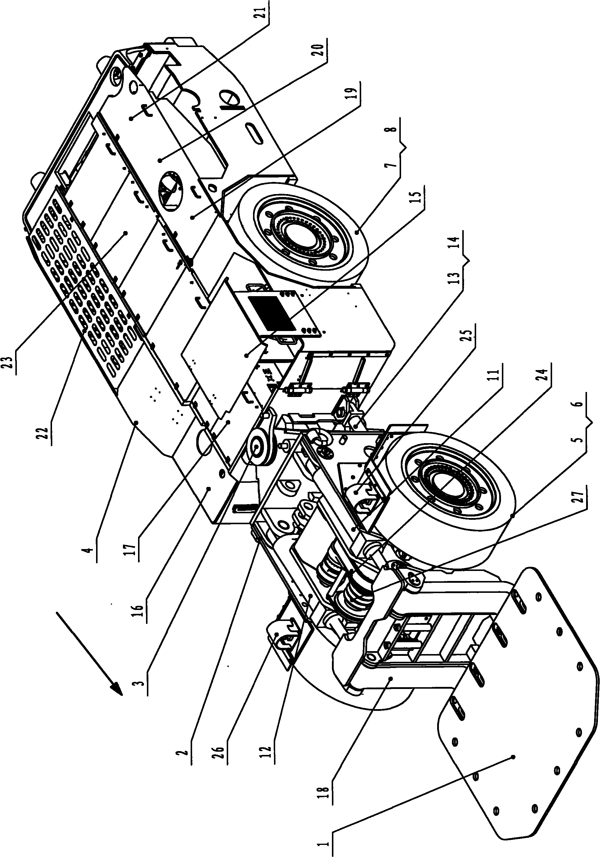 40-tonage scraper type conveyer