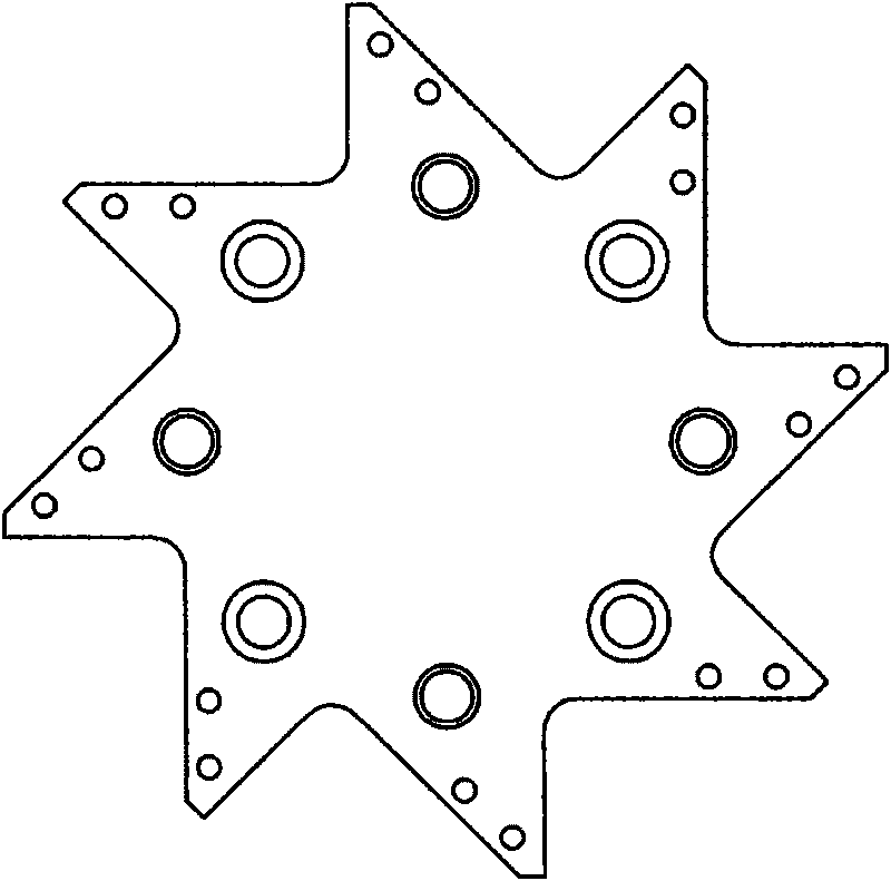 Method for flanging slant notch of cylindrical shell