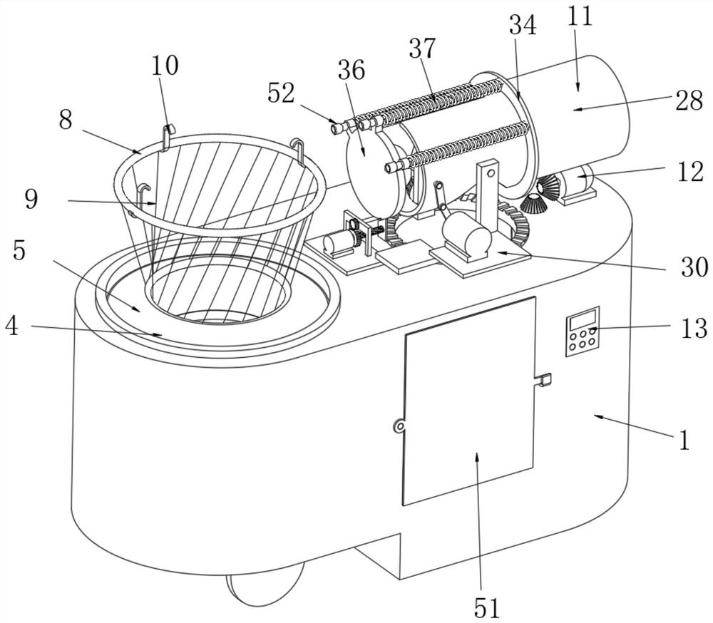 A new basketball collecting and serving device