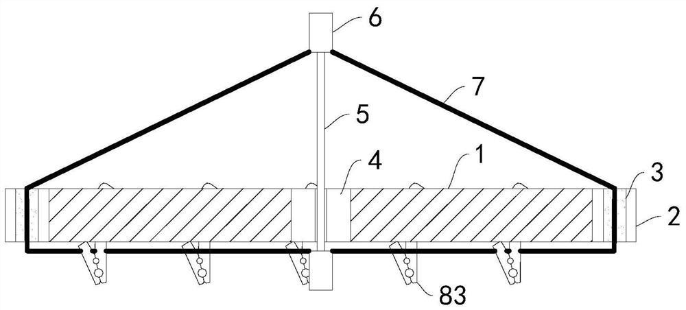 A portable and easy-to-fold multi-clamp hanger