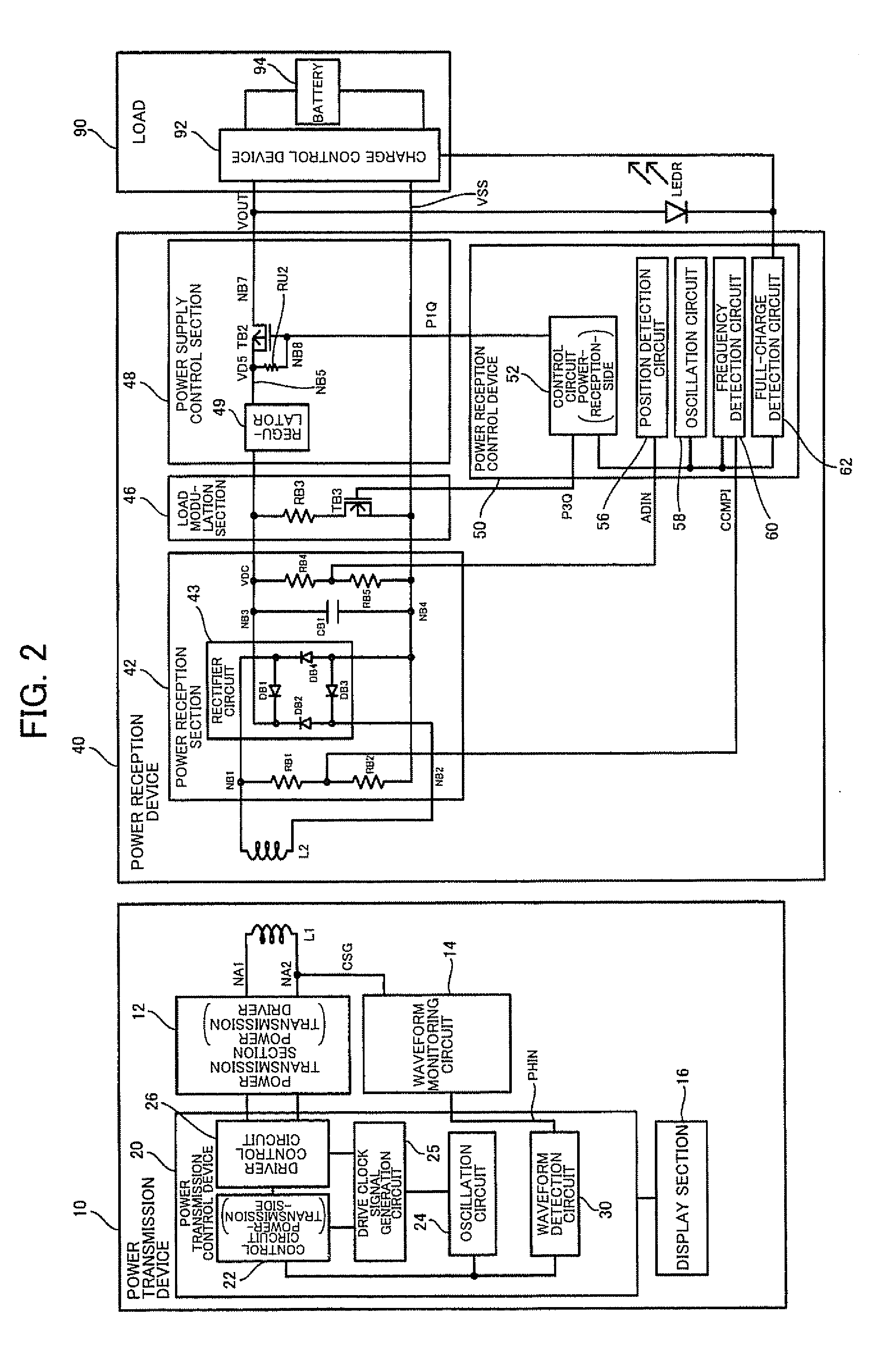 Power transmission control device, power transmission device, electronic instrument, and non-contact power transmission system