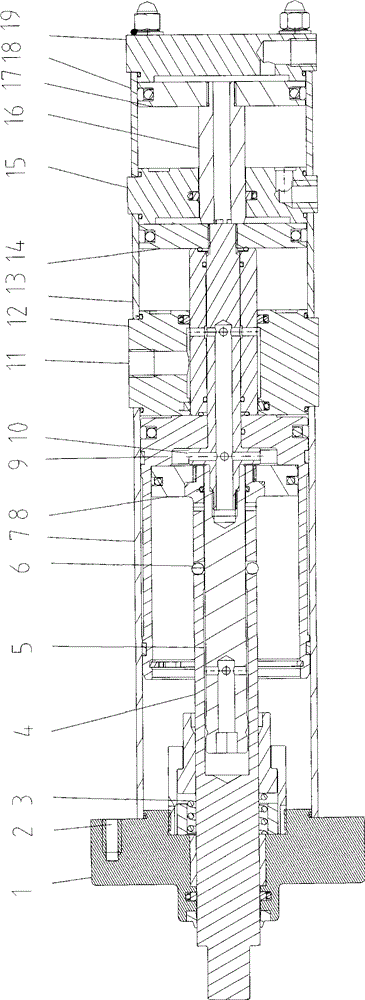 Multi-stage push cylinder