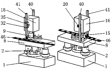 Stamping die device