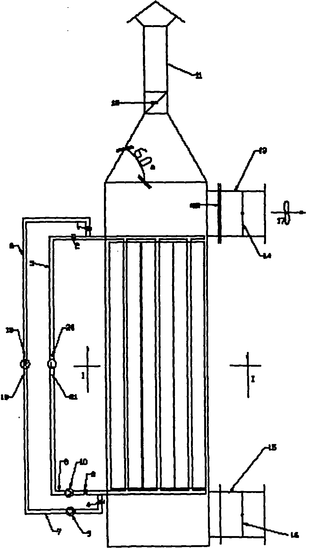 Solid adsorption dehumidification device