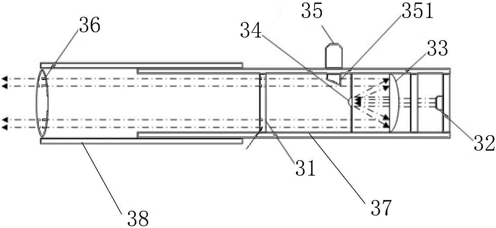 Dual-lens positioning detection system and dual-lens positioning detection method