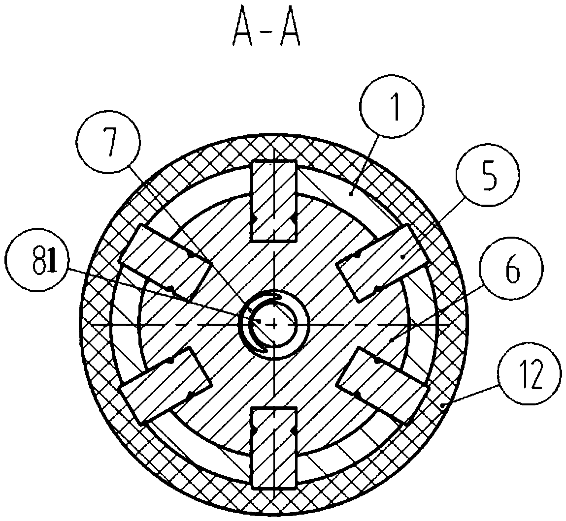 Bobbin tensioning shaft and chemical fiber filament winding device