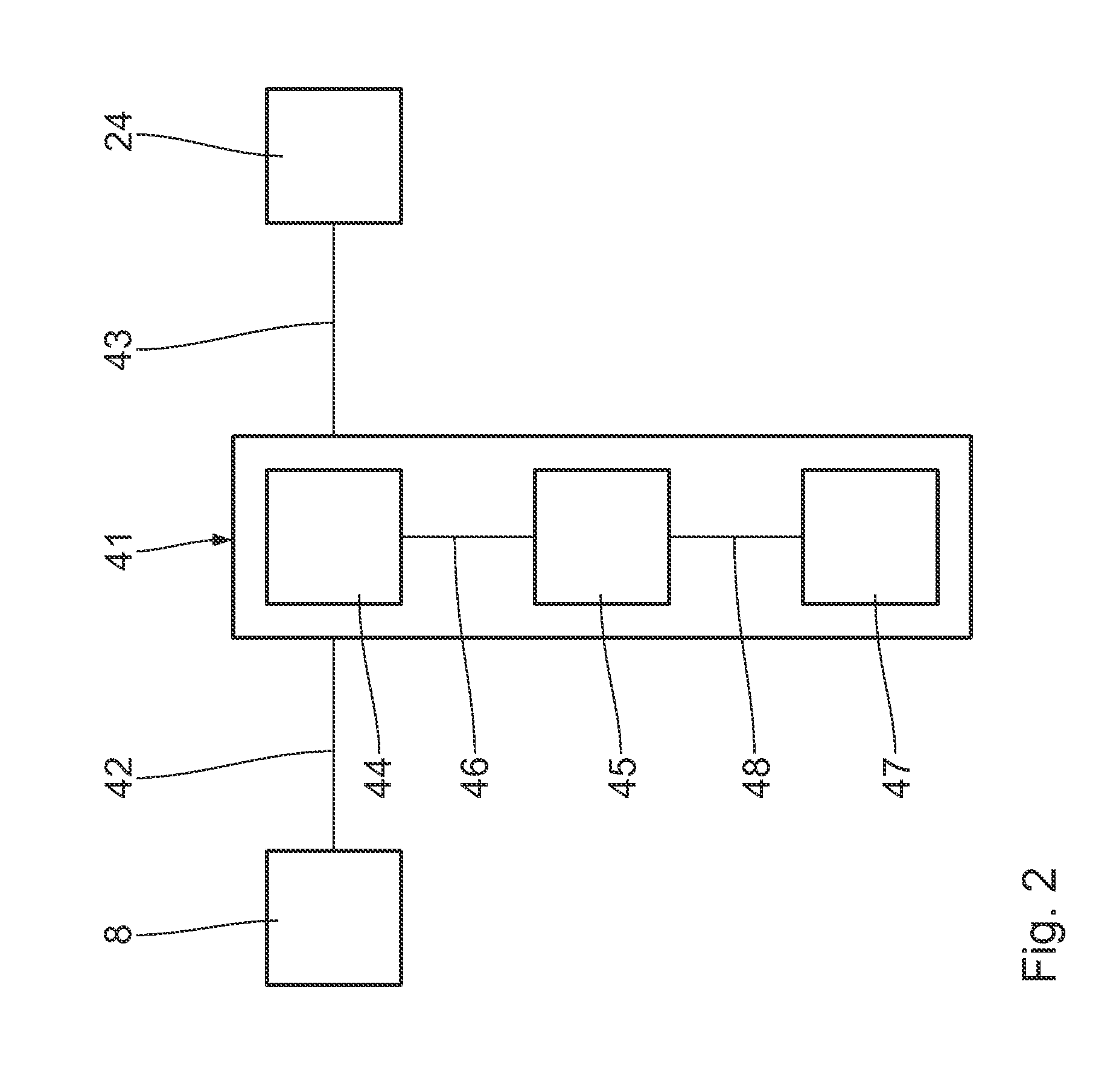 Remote control device for controlling a mechanism with the aid of a movable object and interface module for communication between modules of a remote control device of this type or between one of the modules and an external mechanism