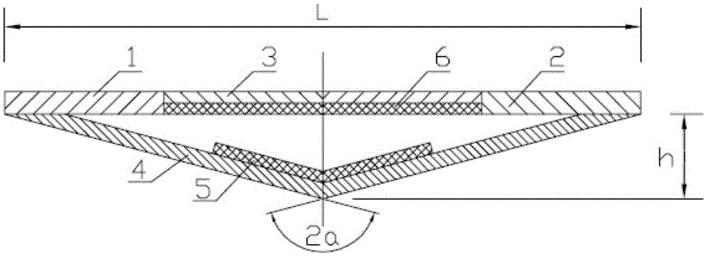 A plate damping connection structure