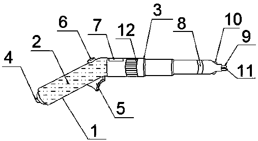 Portable card taking device for parking