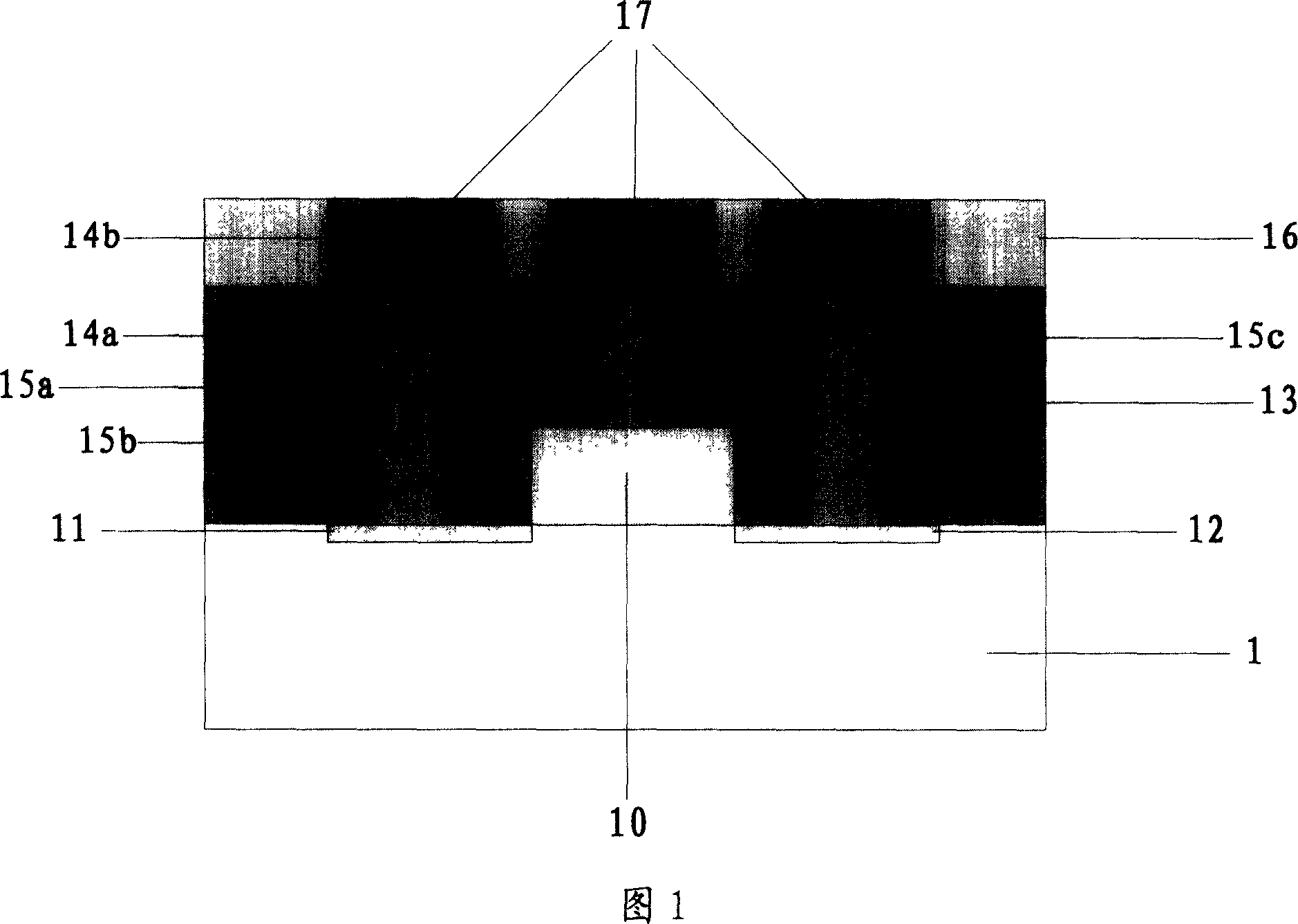 A making method of the contact hole plug and layer 1 metal