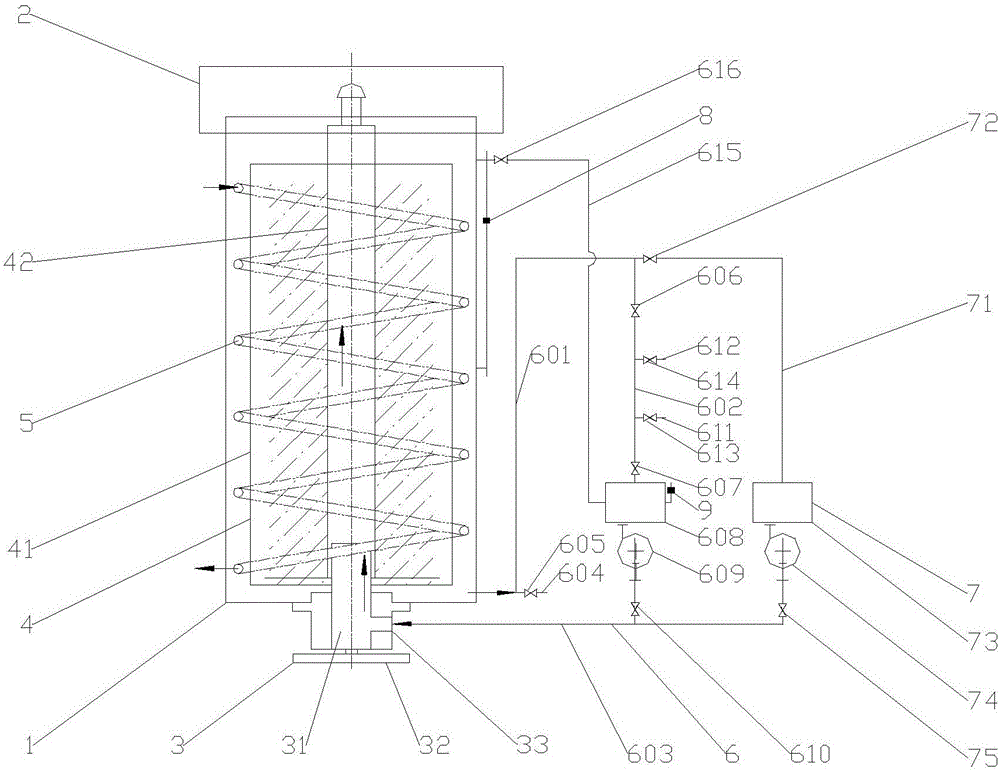 Cheese dyeing and dewatering device and equipment using same and using method of device