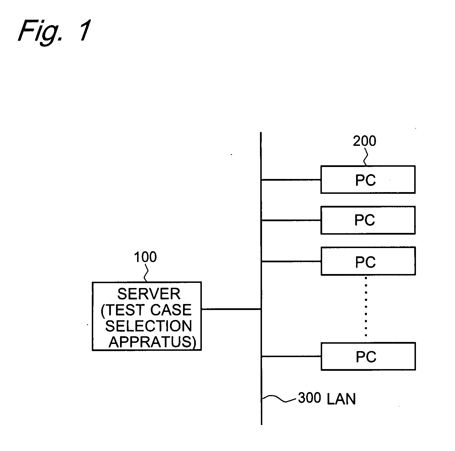 Test case selection apparatus and method, and recording medium