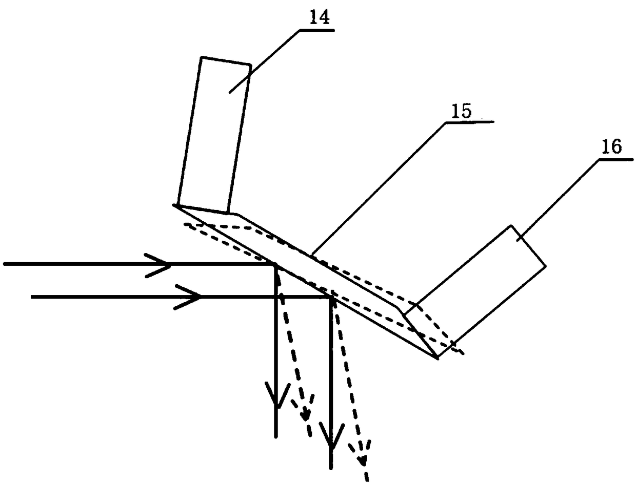 Laser cladding device for inner walls of medium-diameter and small-diameter pipelines