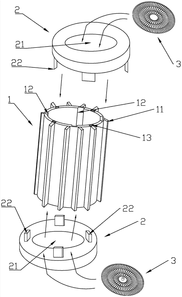 A cooling device for a weft feeder