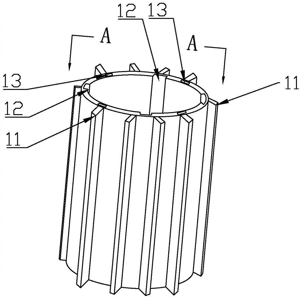 A cooling device for a weft feeder