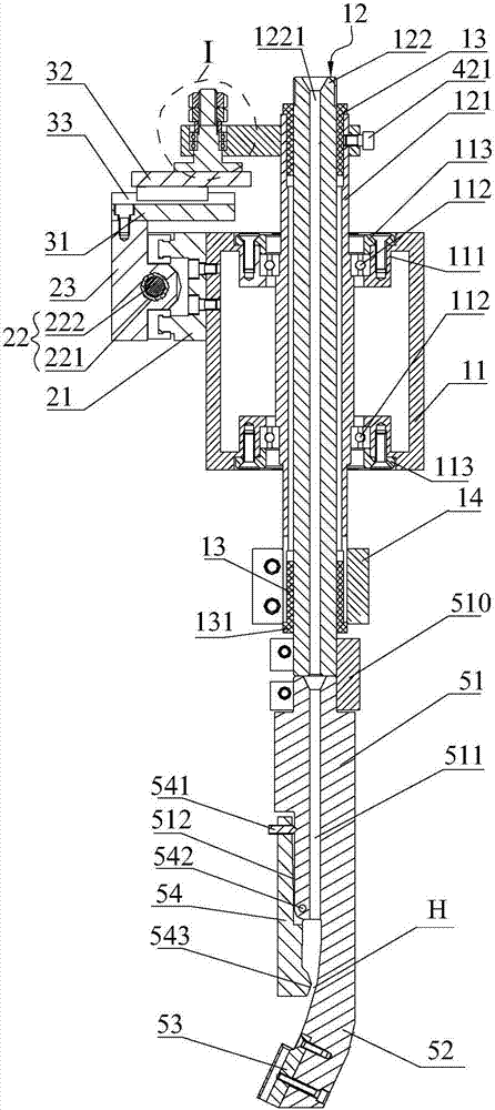 An automatic bead discharge device suitable for narrow gap welding