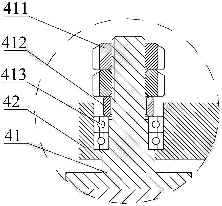 An automatic bead discharge device suitable for narrow gap welding