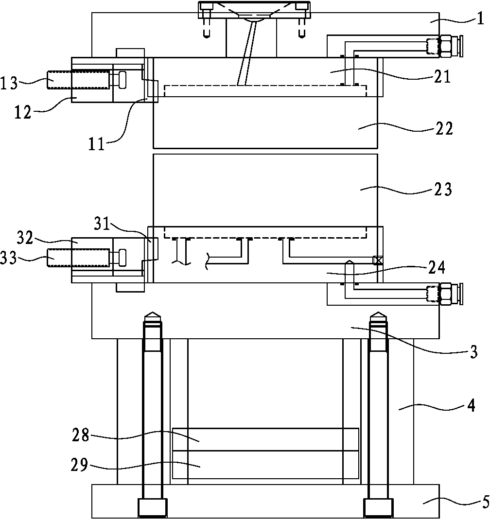 Rapid die changing mould