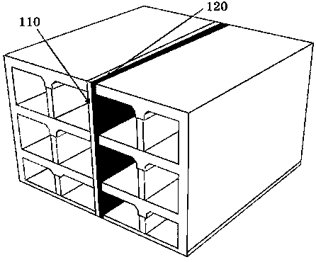 Method for breaking away continuous wall and side wall at joint of new and old metro stations