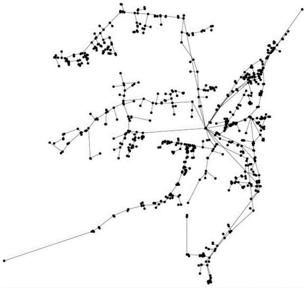 Power distribution network uniform connection diagram generating method applicable to situation analysis